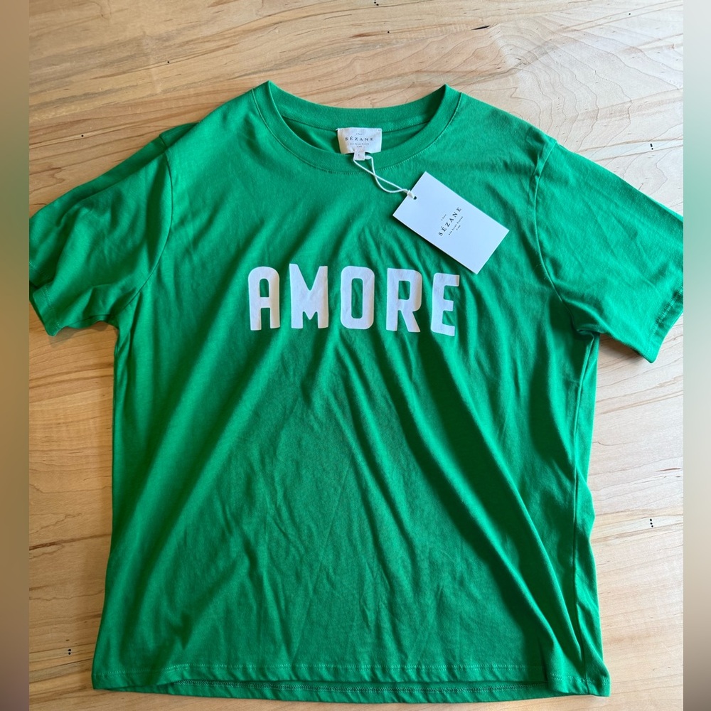 Sézane AMORE shirt NWT